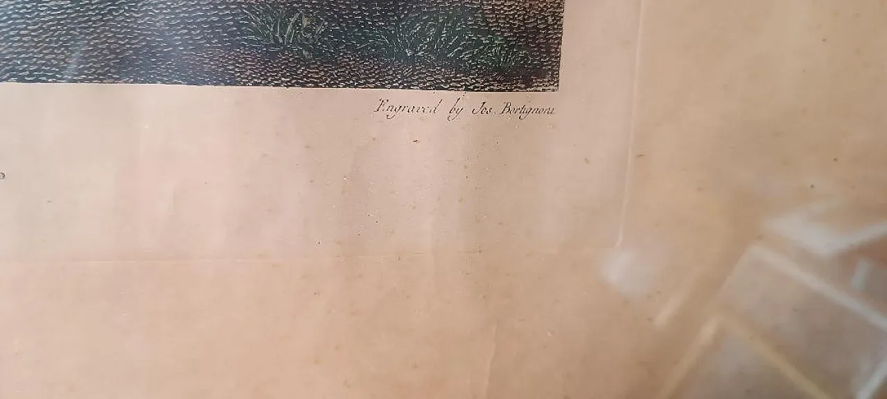 Scena bucolica, acquaforte di Bortignoni, XIX secolo 8