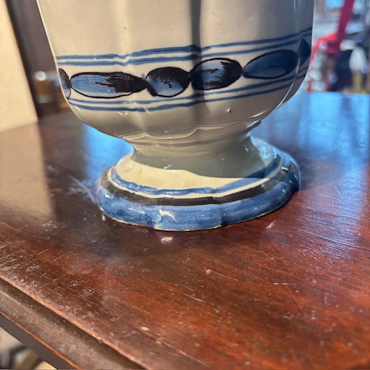 Versatoio in maiolica dipinta, '700 5