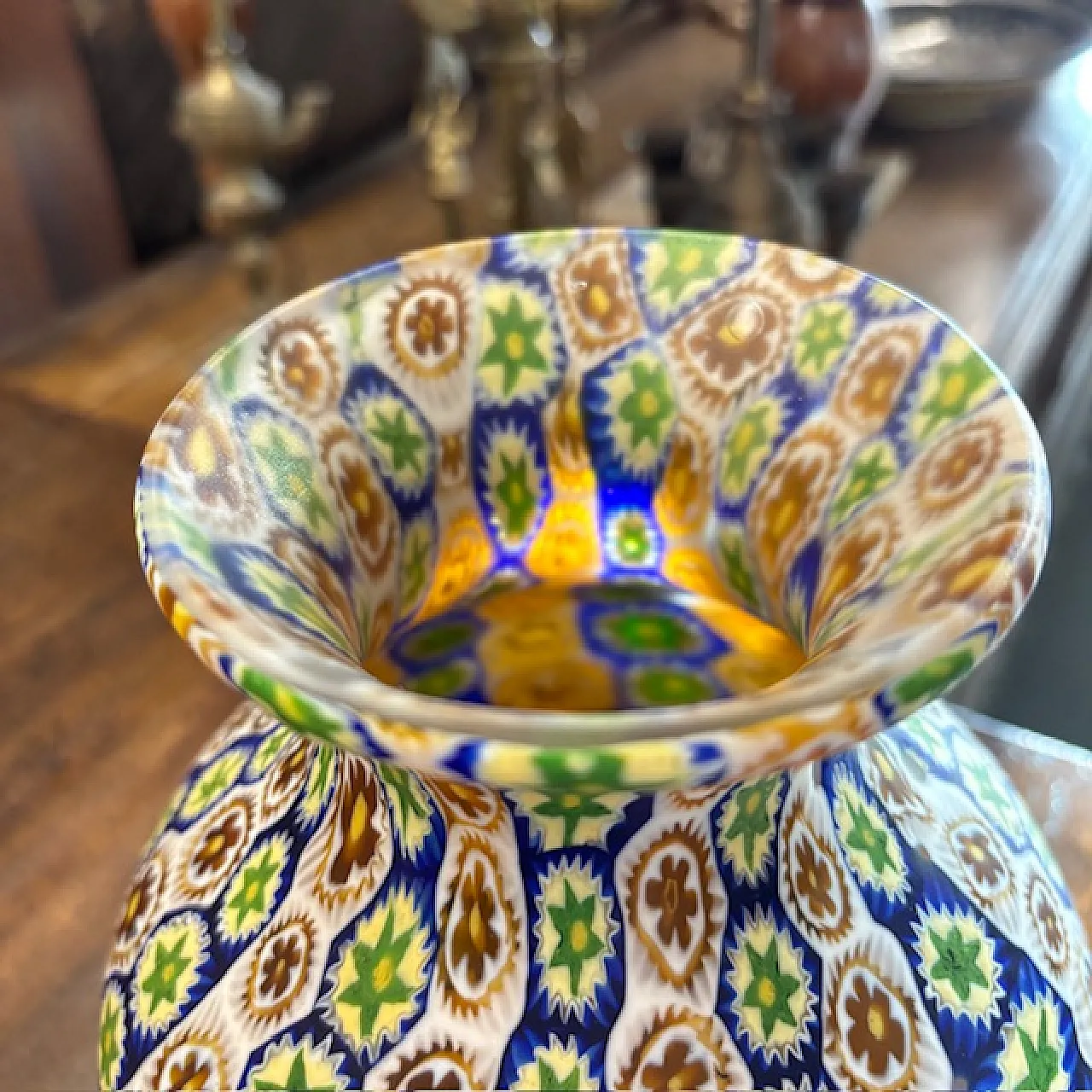 Vaso Veneziano Murano di Fratelli Toso a Murrine, anni '20 2