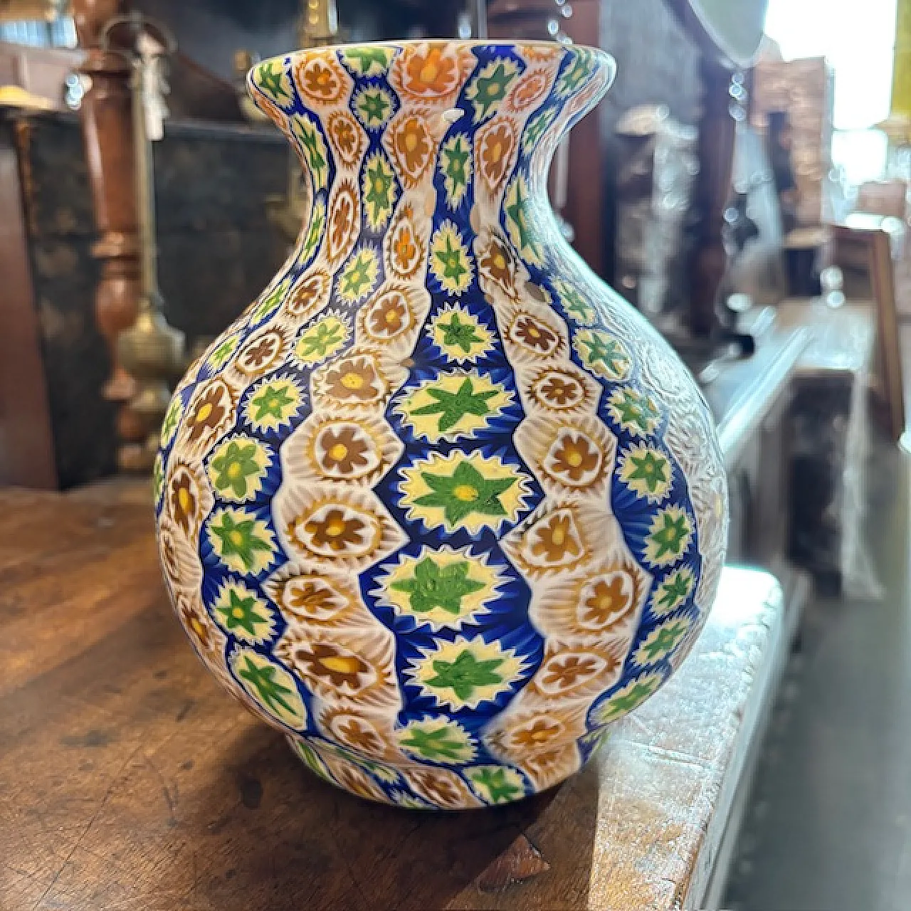 Vaso Veneziano Murano di Fratelli Toso a Murrine, anni '20 3