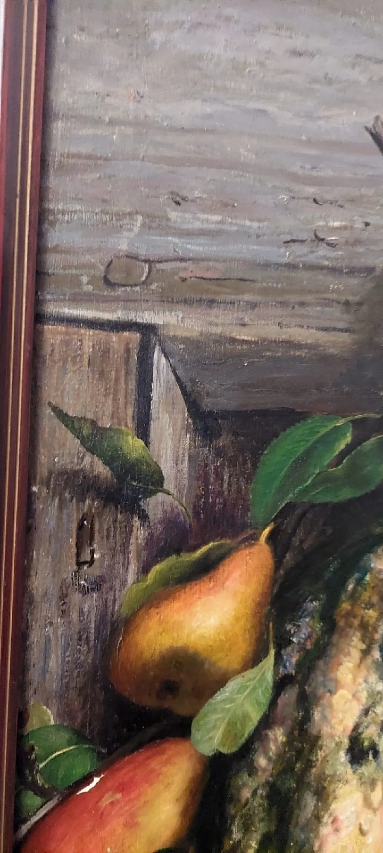 Natura morta di Aurelio Zingoni, olio su tela, XIX secolo 6