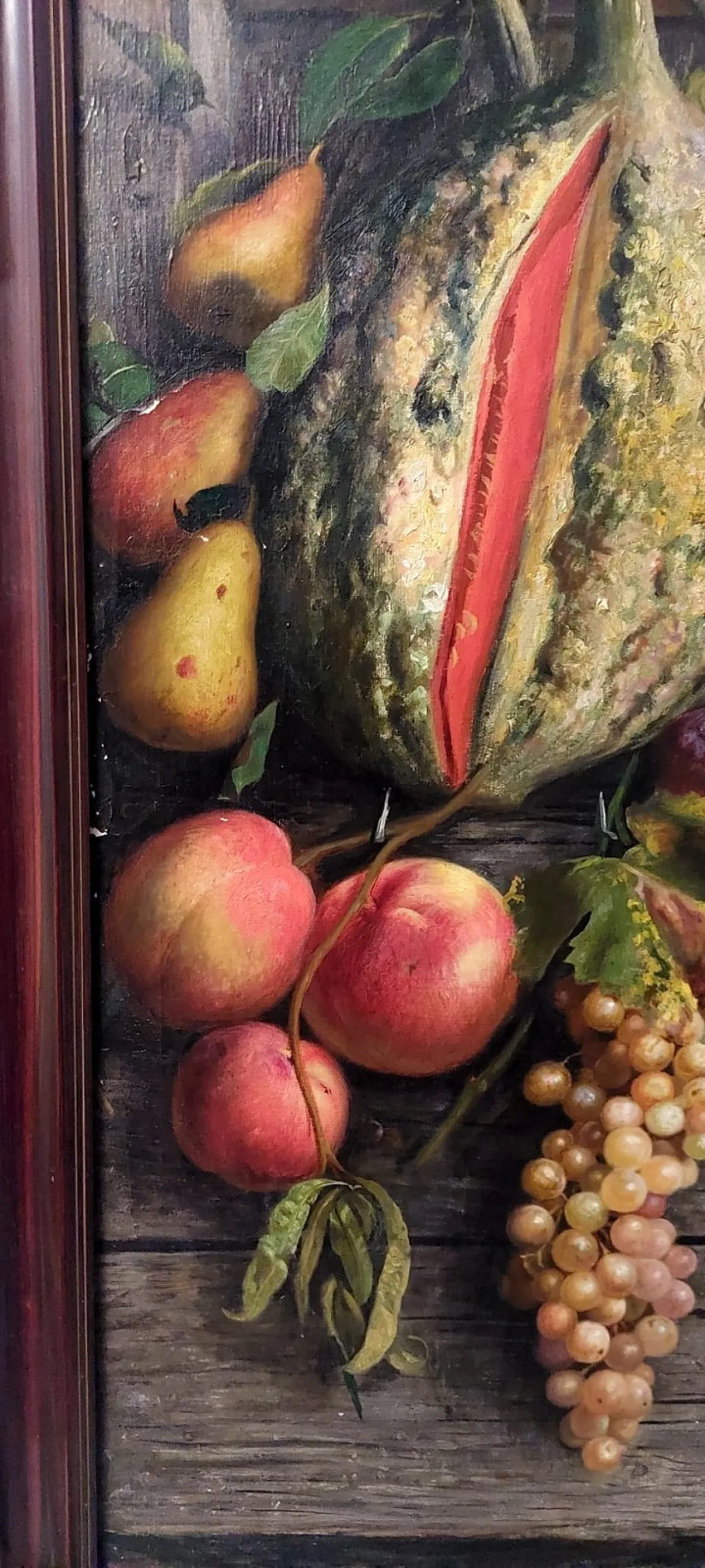 Natura morta di Aurelio Zingoni, olio su tela, XIX secolo 11