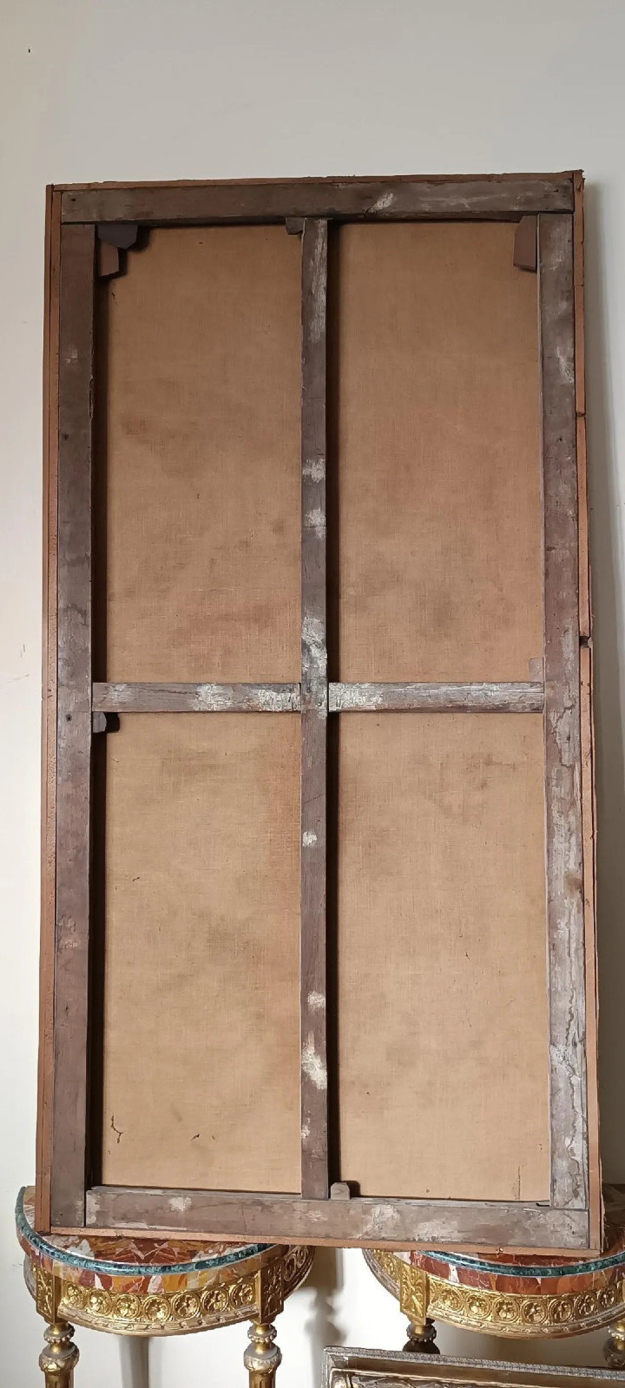 Raffigurazione di angeli, olio su tela, scuola italiana del XVII secolo 11