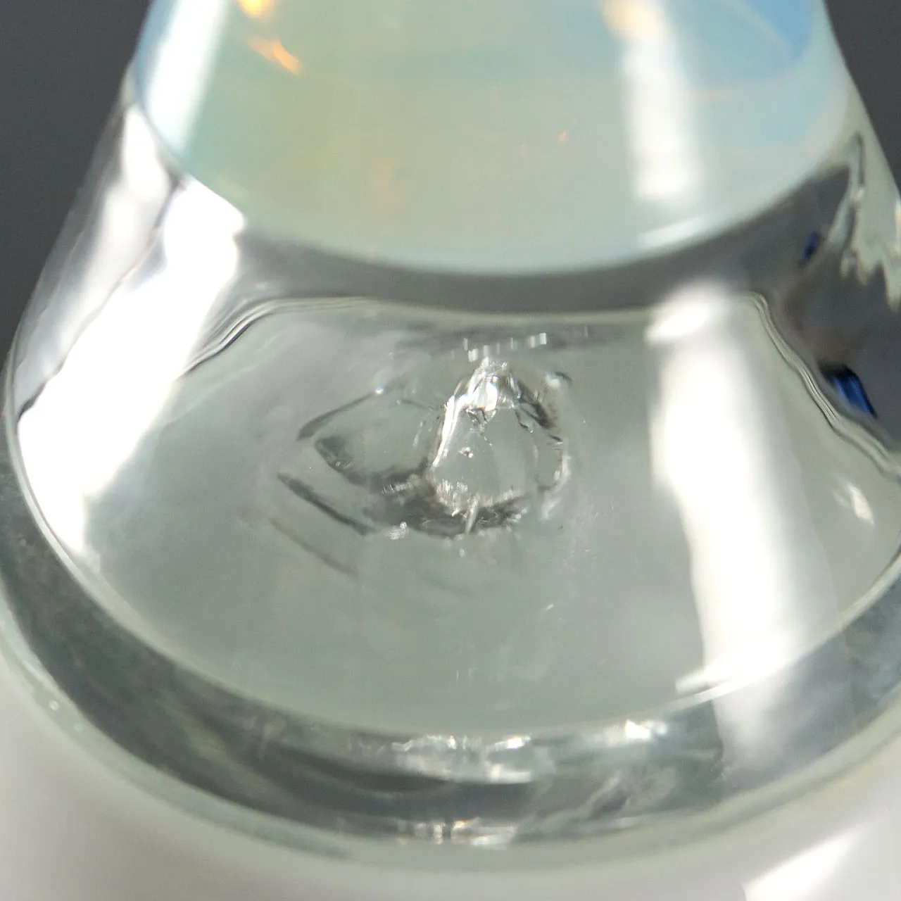 Glass table lamp, late 20th century 6