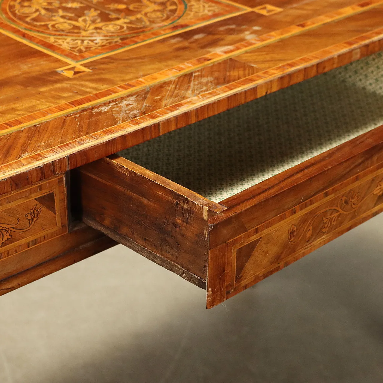 Tavolo neoclassico in legno, fine '700 3