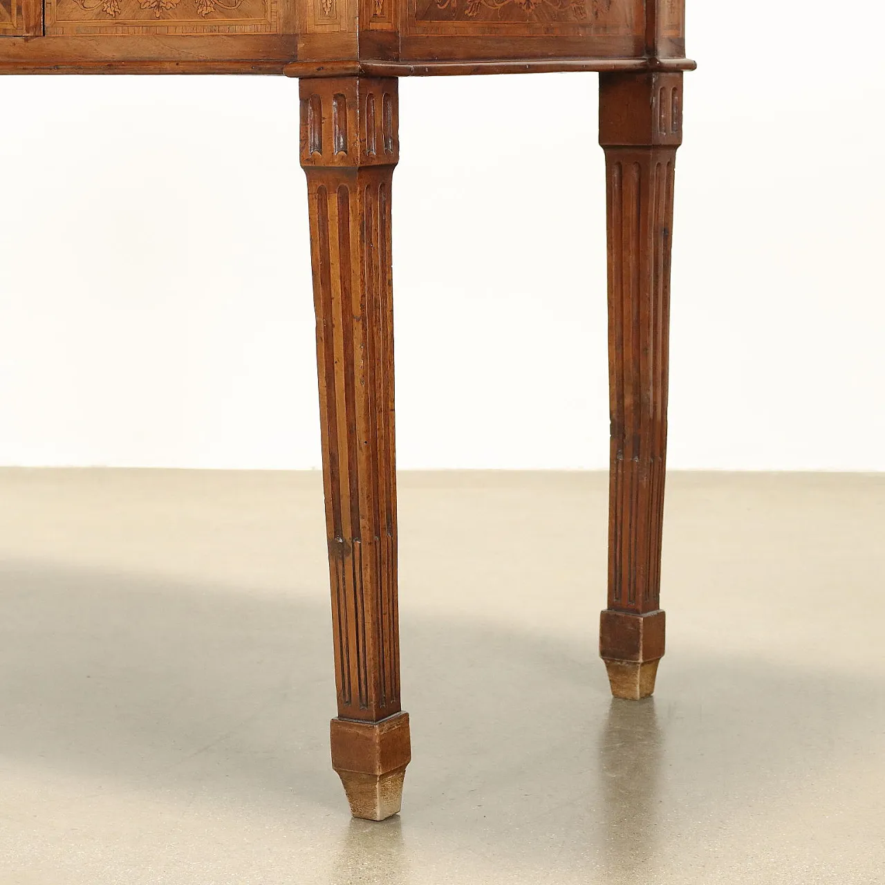 Tavolo neoclassico in legno, fine '700 7