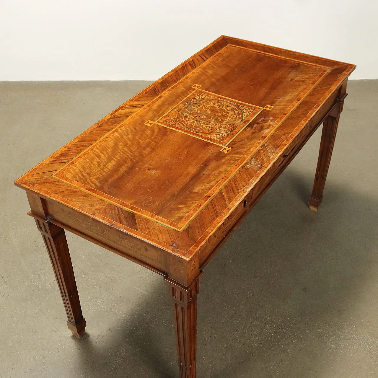 Tavolo neoclassico in legno, fine '700 8