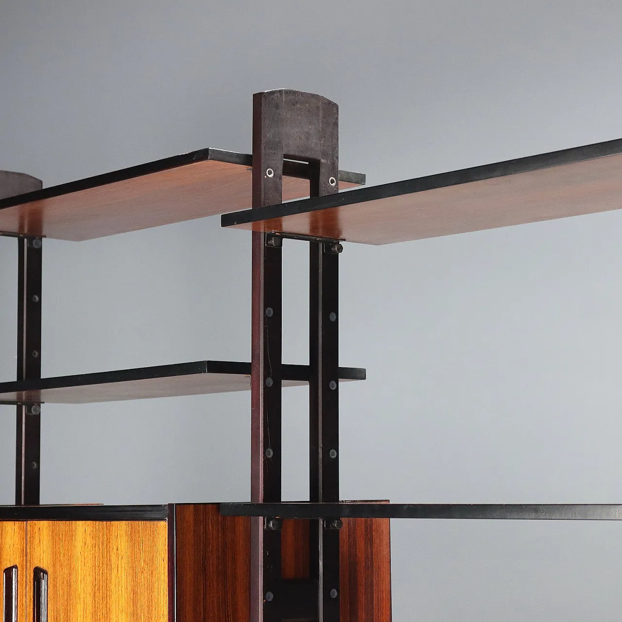 Libreria freestanding in legno esotico, '900 6