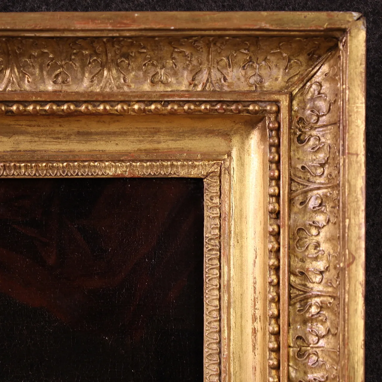 Coppia di quadri antichi scene galanti, '600 11