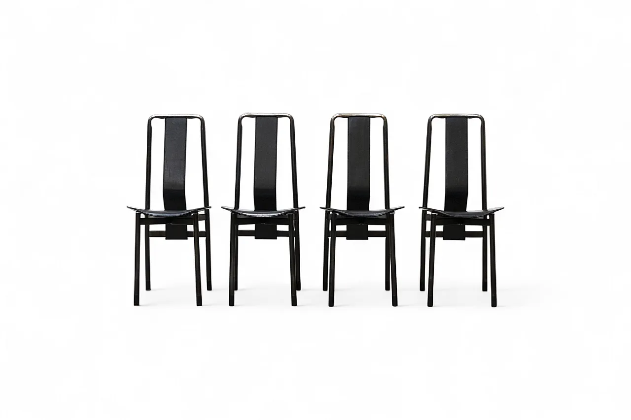 4 Sedie Irma di Achille Castiglioni per Zanotta, anni '70 15