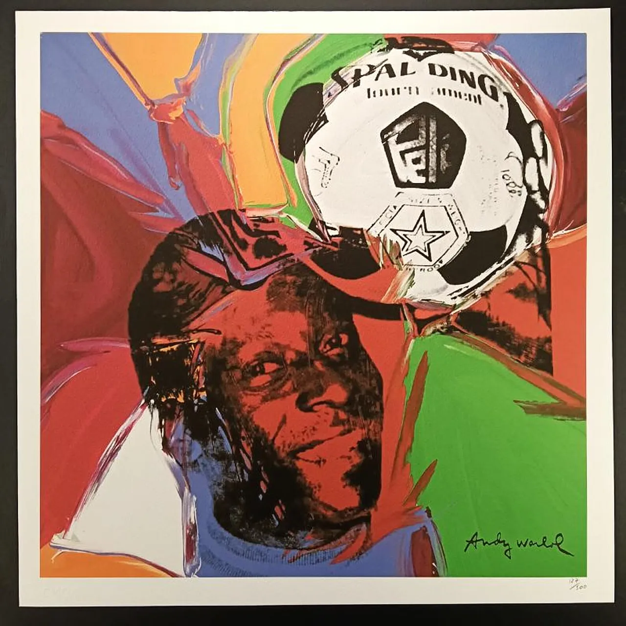 Andy Warhol, Pelè, litografia in edizione limitata della CMOA, anni '80 1