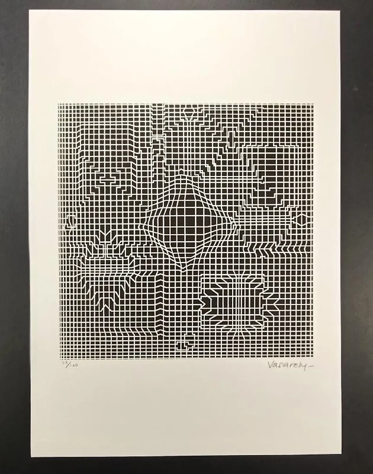 Victor Vasarely, limited and numbered edition lithograph, 1970s 1
