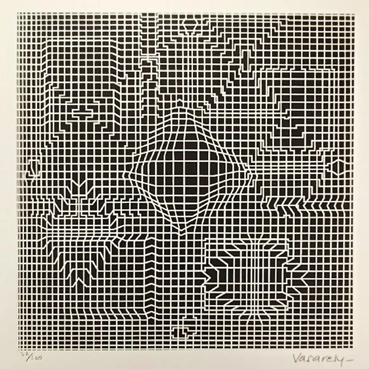 Victor Vasarely, limited and numbered edition lithograph, 1970s 2