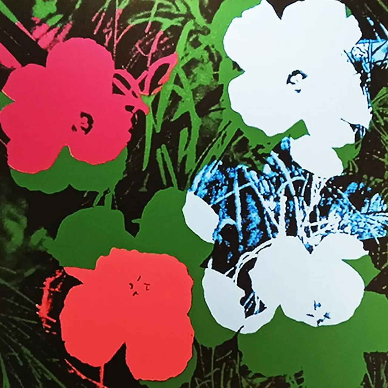 Andy Warhol, Flowers, litografia in serie limitata, anni '80 2