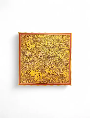 Keith Haring, litografia in edizione limitata numerata a matita, anni '90