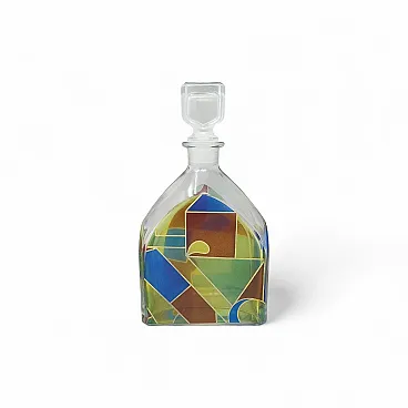 Decanter o bottiglia decorativa di Luigi Bormioli, anni '70