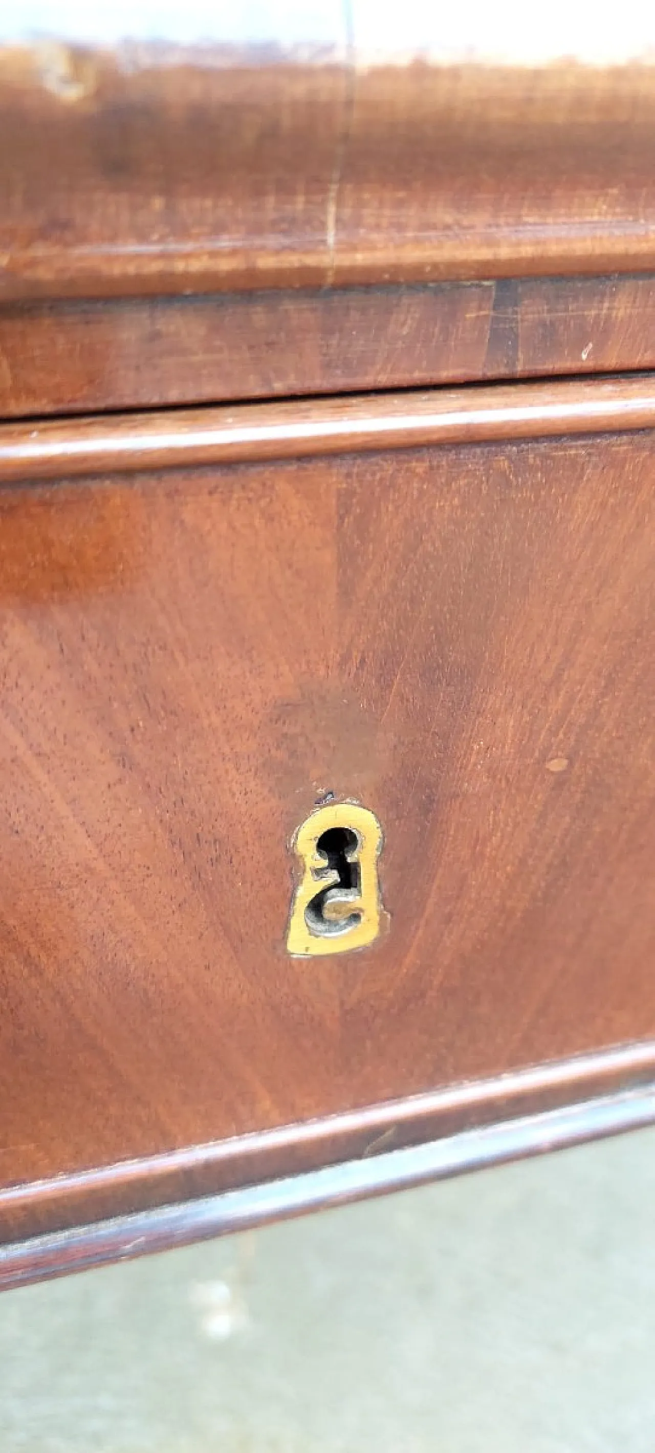 Scrivania in mogano in stile Luigi Filippo, XIX secolo 7