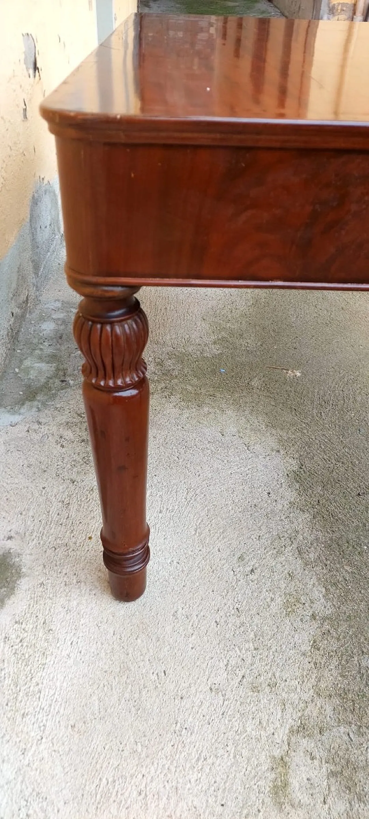 Scrivania in mogano in stile Luigi Filippo, XIX secolo 10