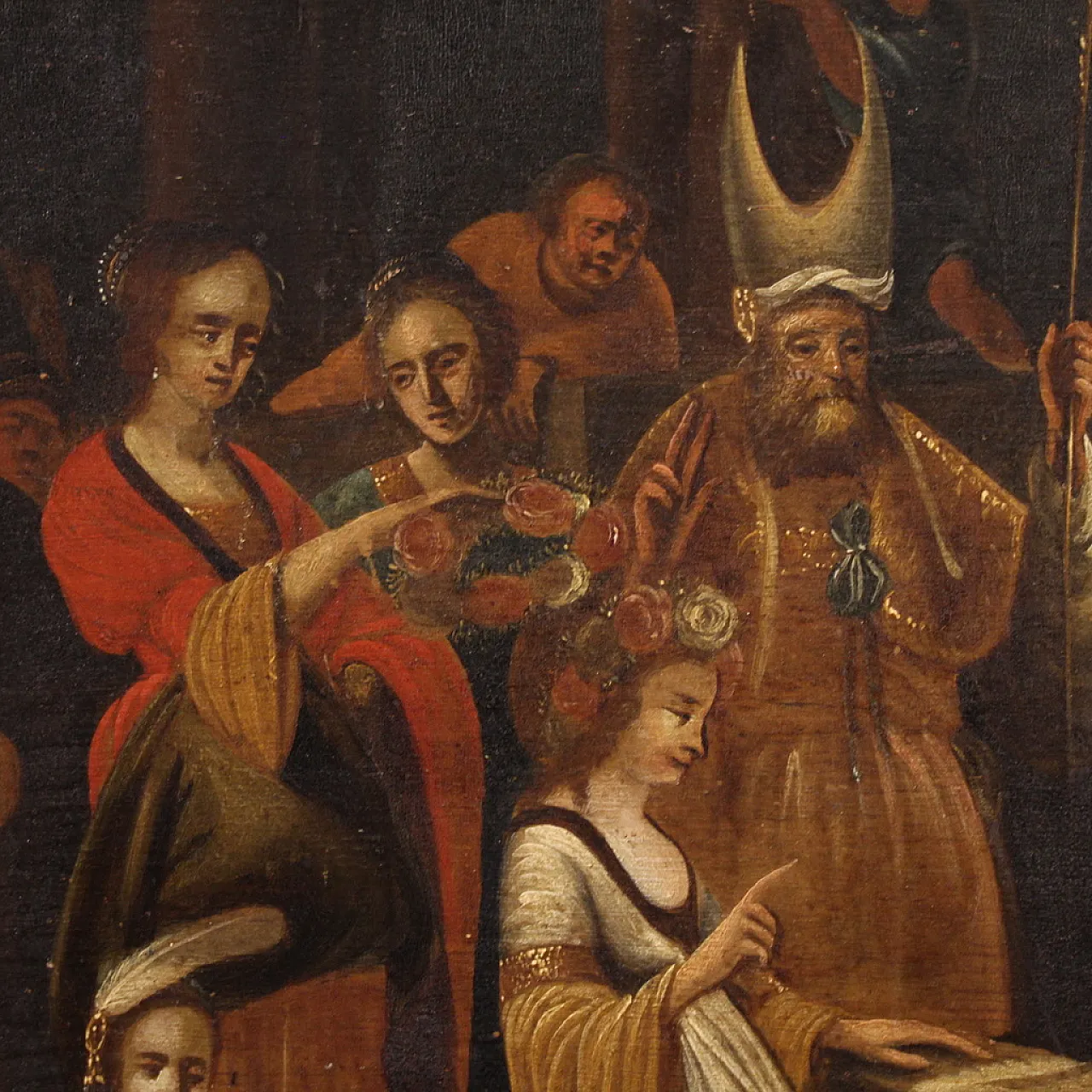 Flemish painting on wood, 19th century 12