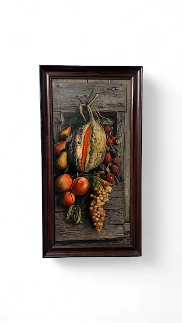 Natura morta di Aurelio Zingoni, olio su tela, XIX secolo