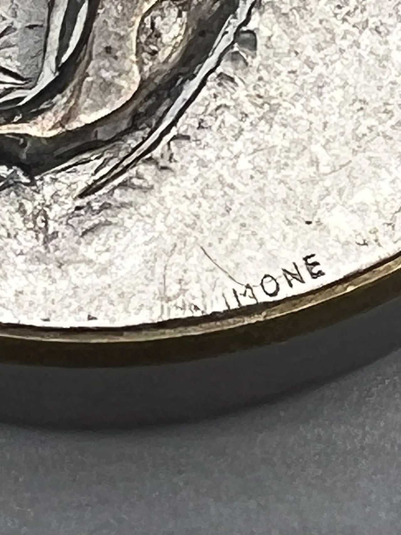 Giuseppe Aimone bas-relief, late 20th century 3