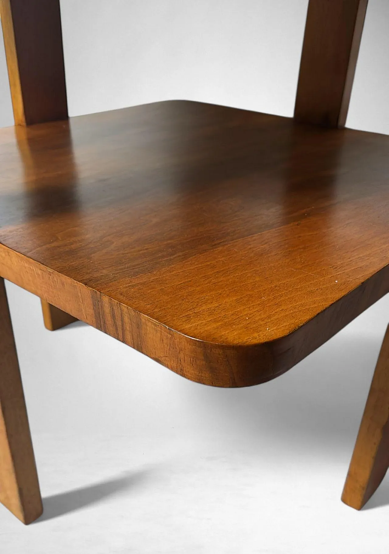 Art Deco square coffee table with glass top, 1930s 12