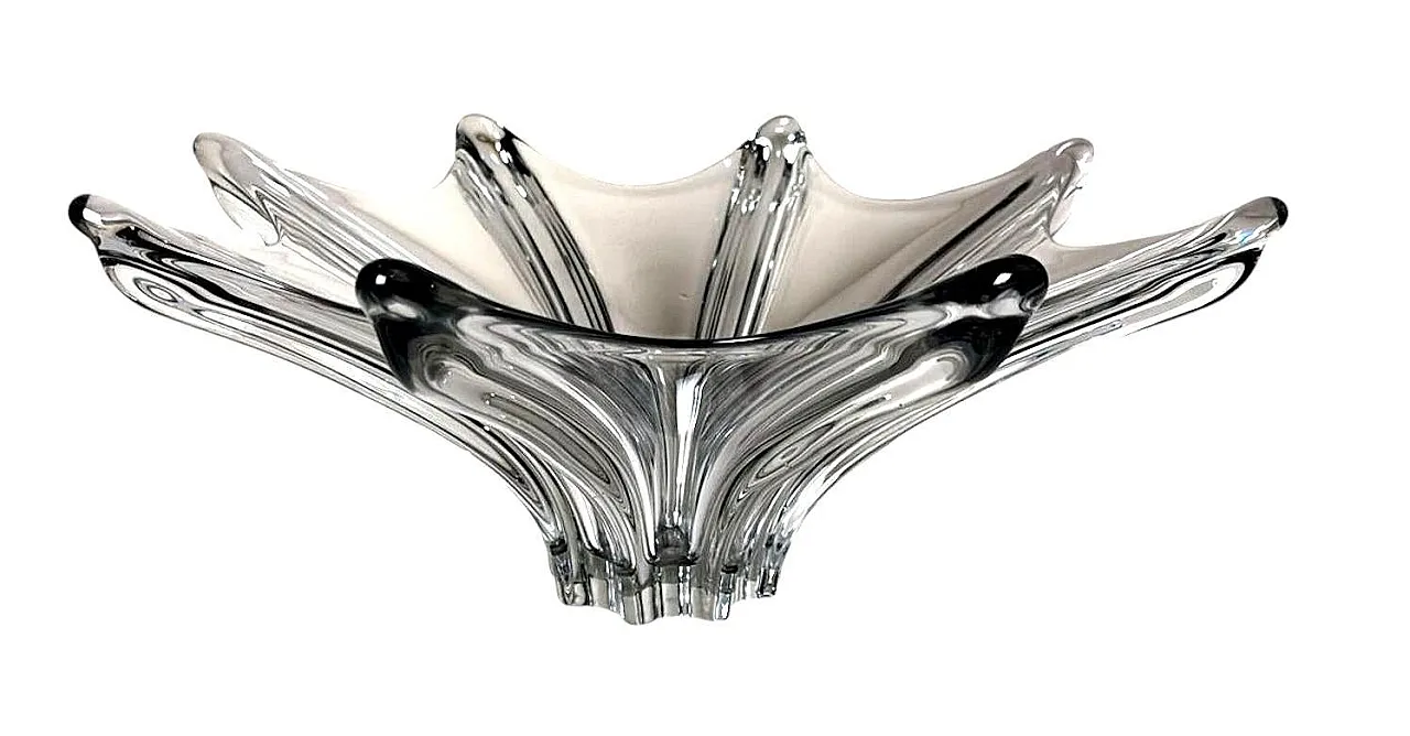 Centrotavola in cristallo di Art Vannes, anni '60 2