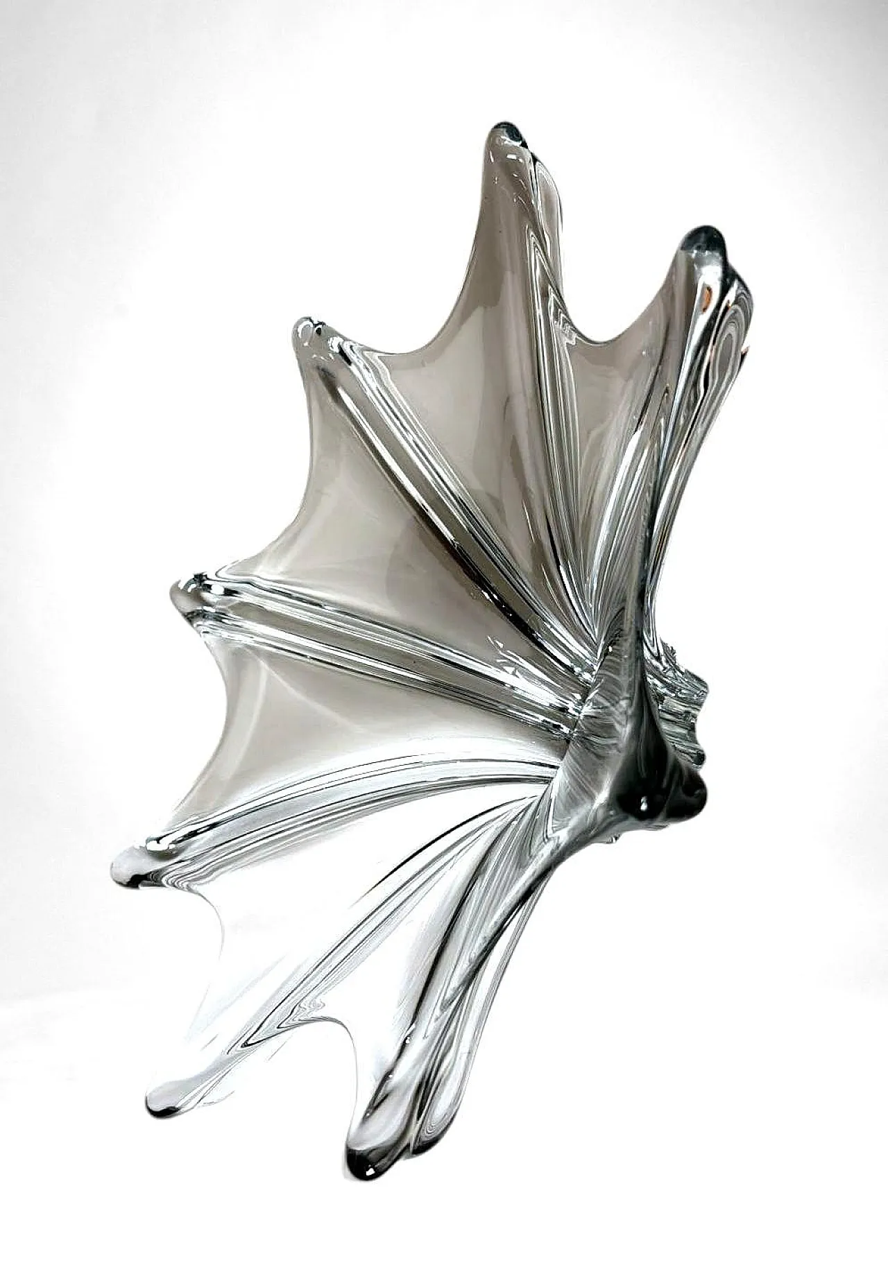 Centrotavola in cristallo di Art Vannes, anni '60 7