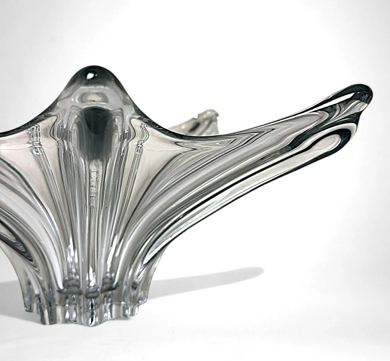 Centrotavola in cristallo di Art Vannes, anni '60 8