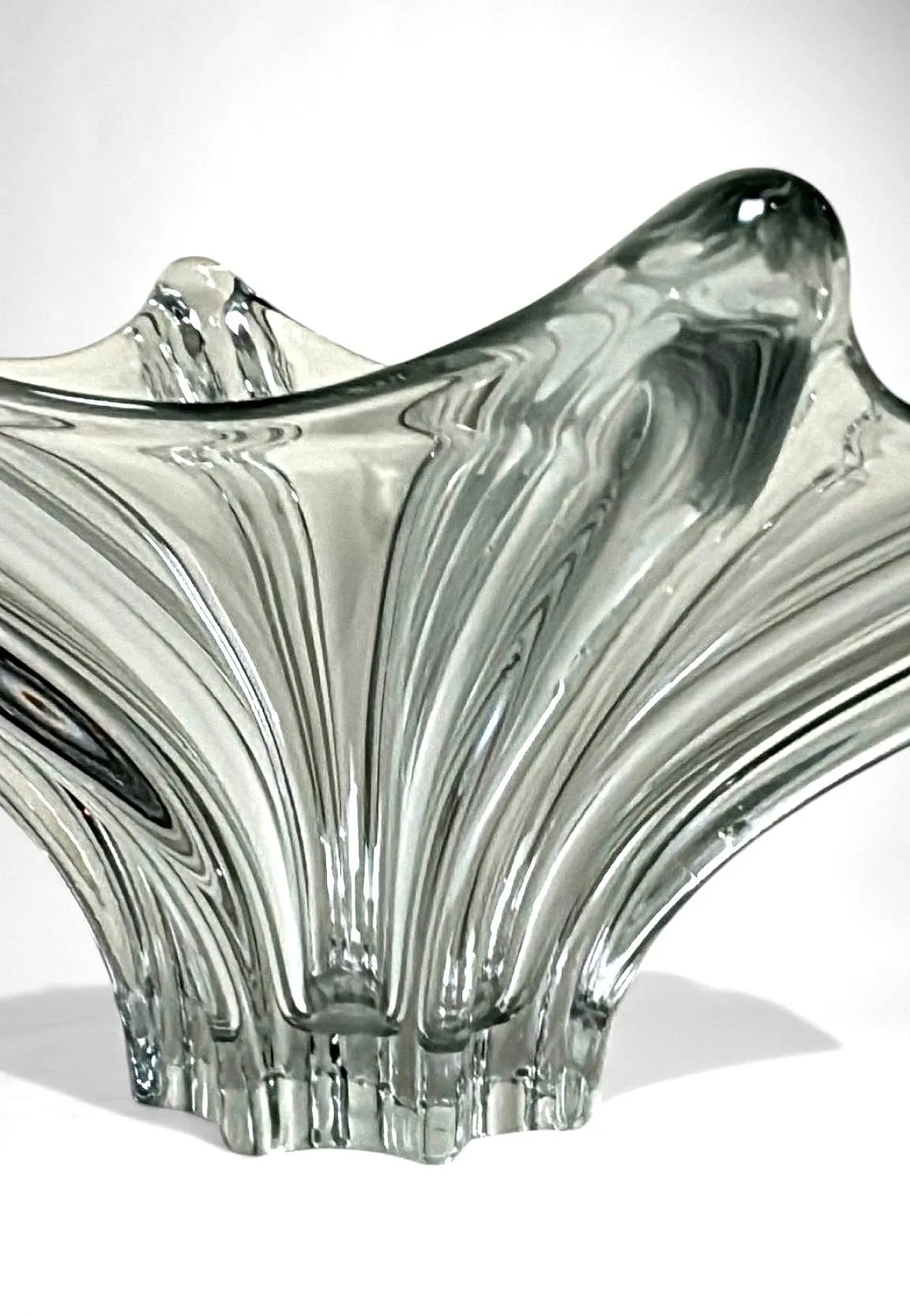 Centrotavola in cristallo di Art Vannes, anni '60 9