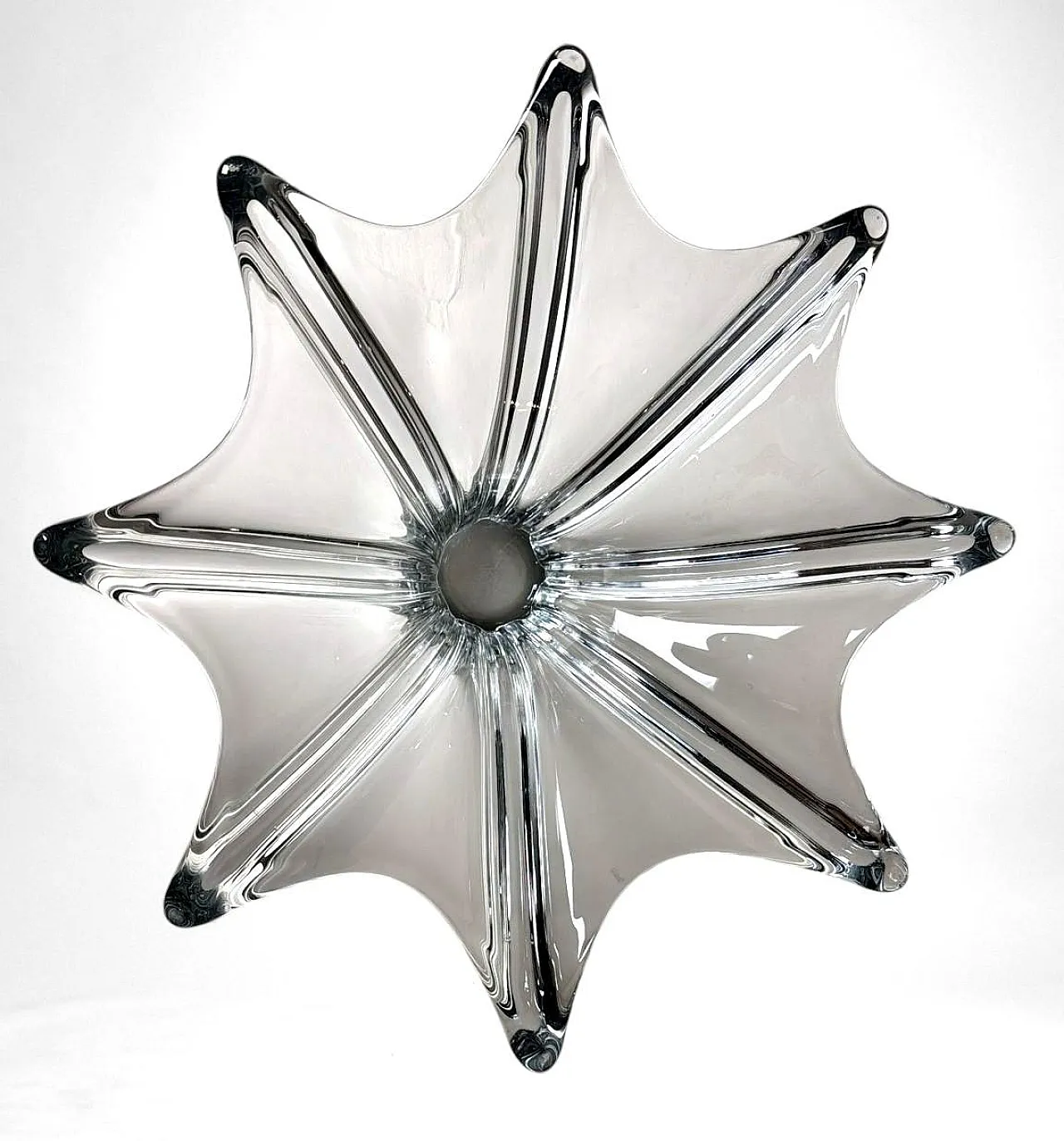 Centrotavola in cristallo di Art Vannes, anni '60 10