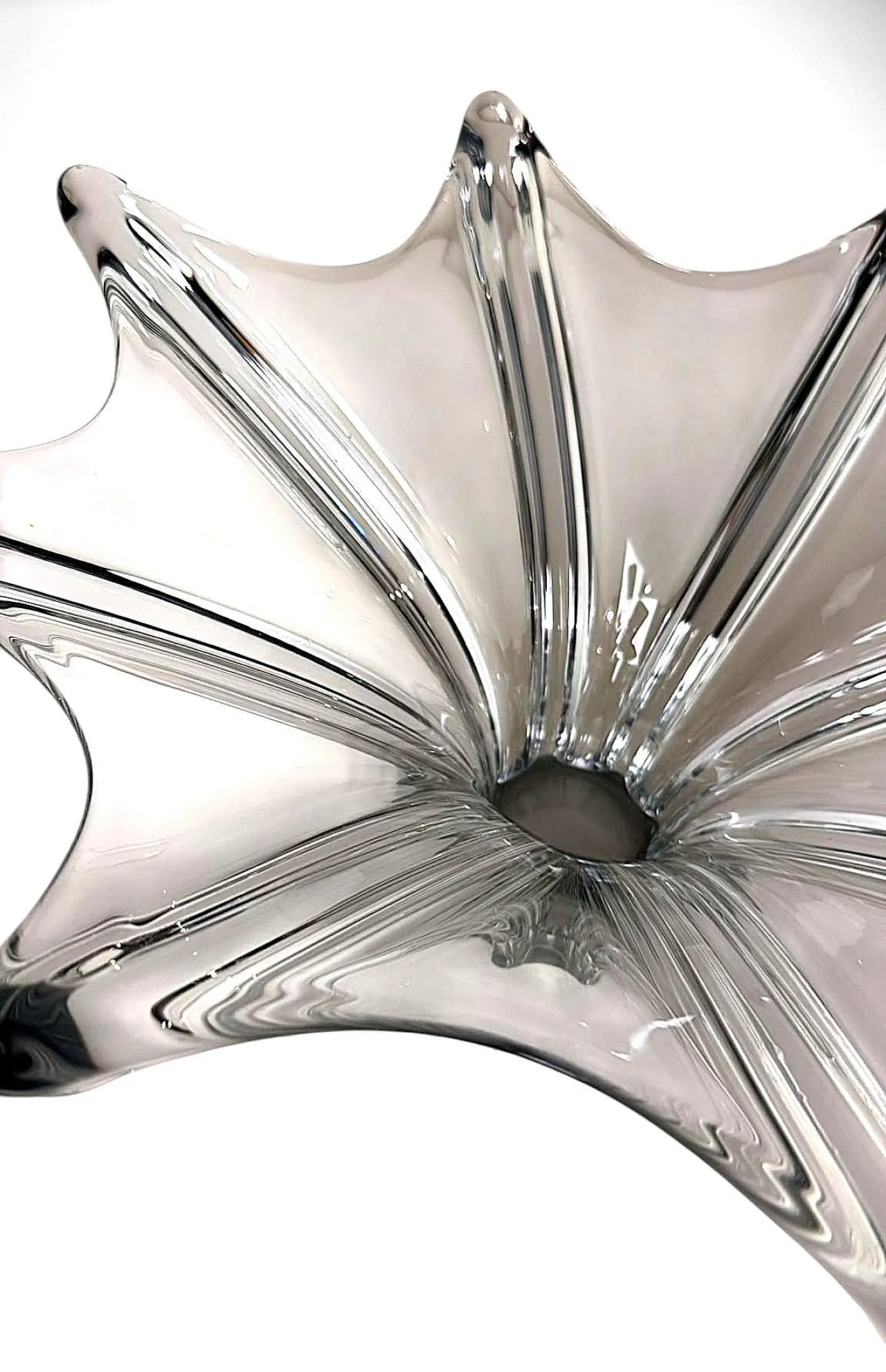 Centrotavola in cristallo di Art Vannes, anni '60 11