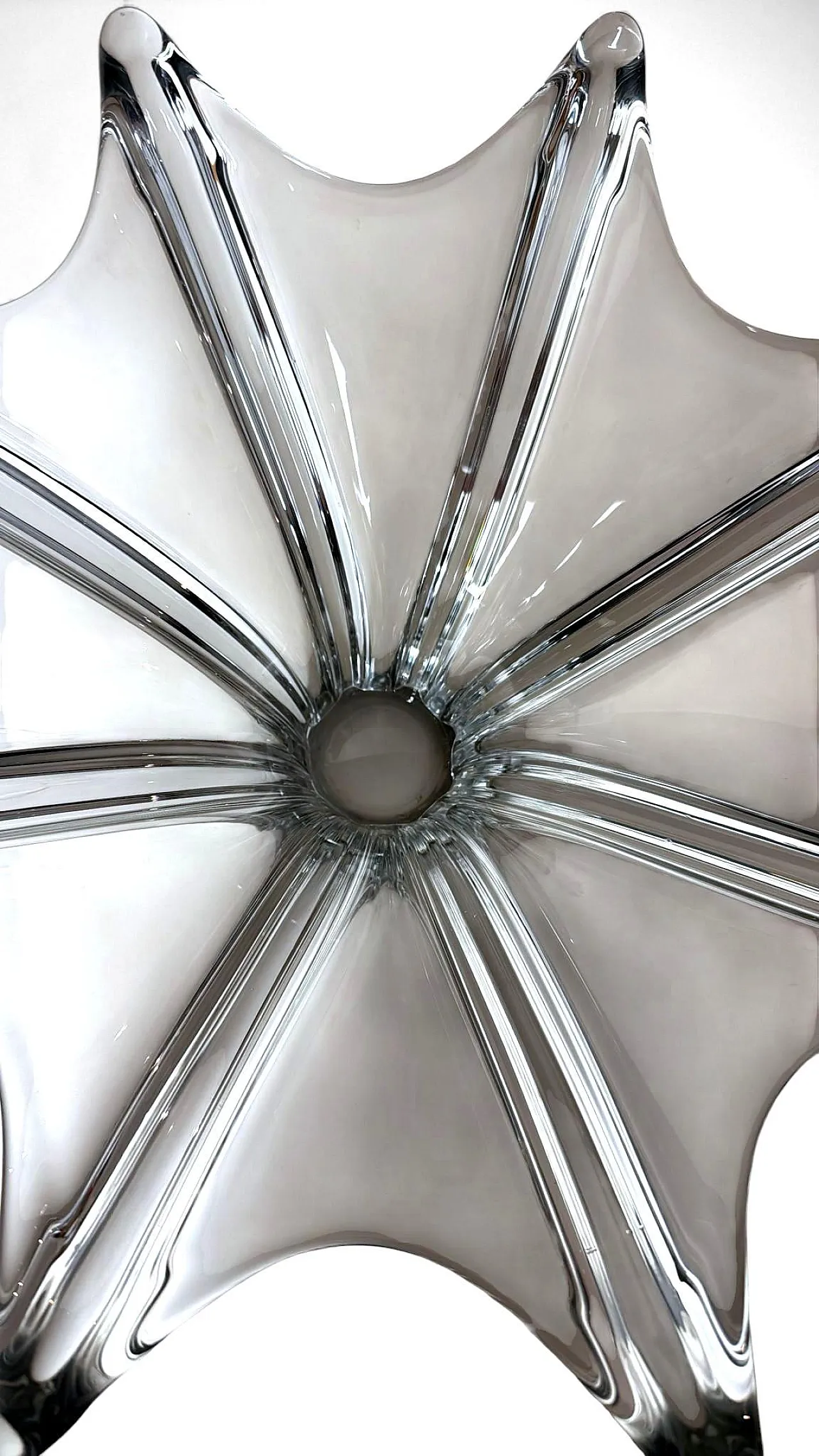 Centrotavola in cristallo di Art Vannes, anni '60 12