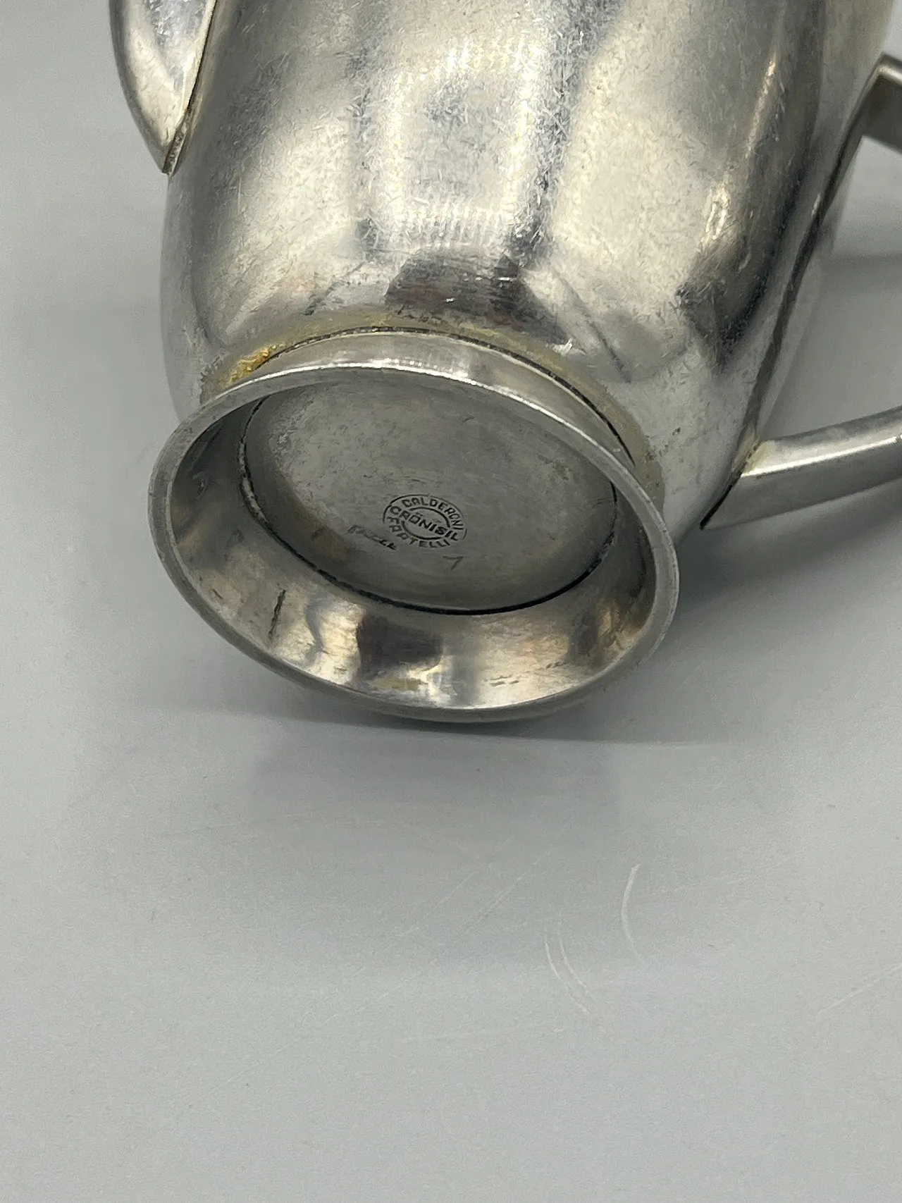 Coffee maker and milk jug by Giò Ponti for Fratelli Calderoni, 50s 3