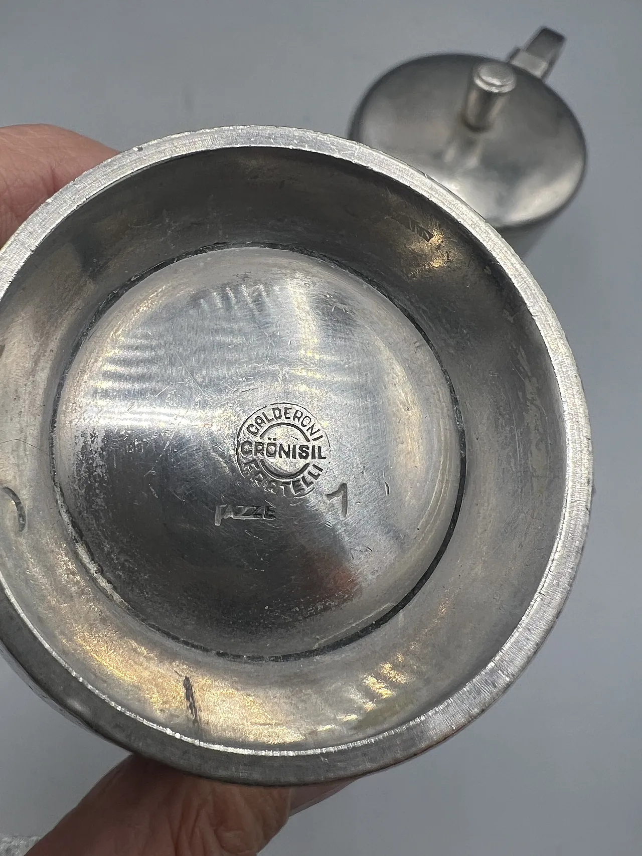 Coffee maker and milk jug by Giò Ponti for Fratelli Calderoni, 50s 6