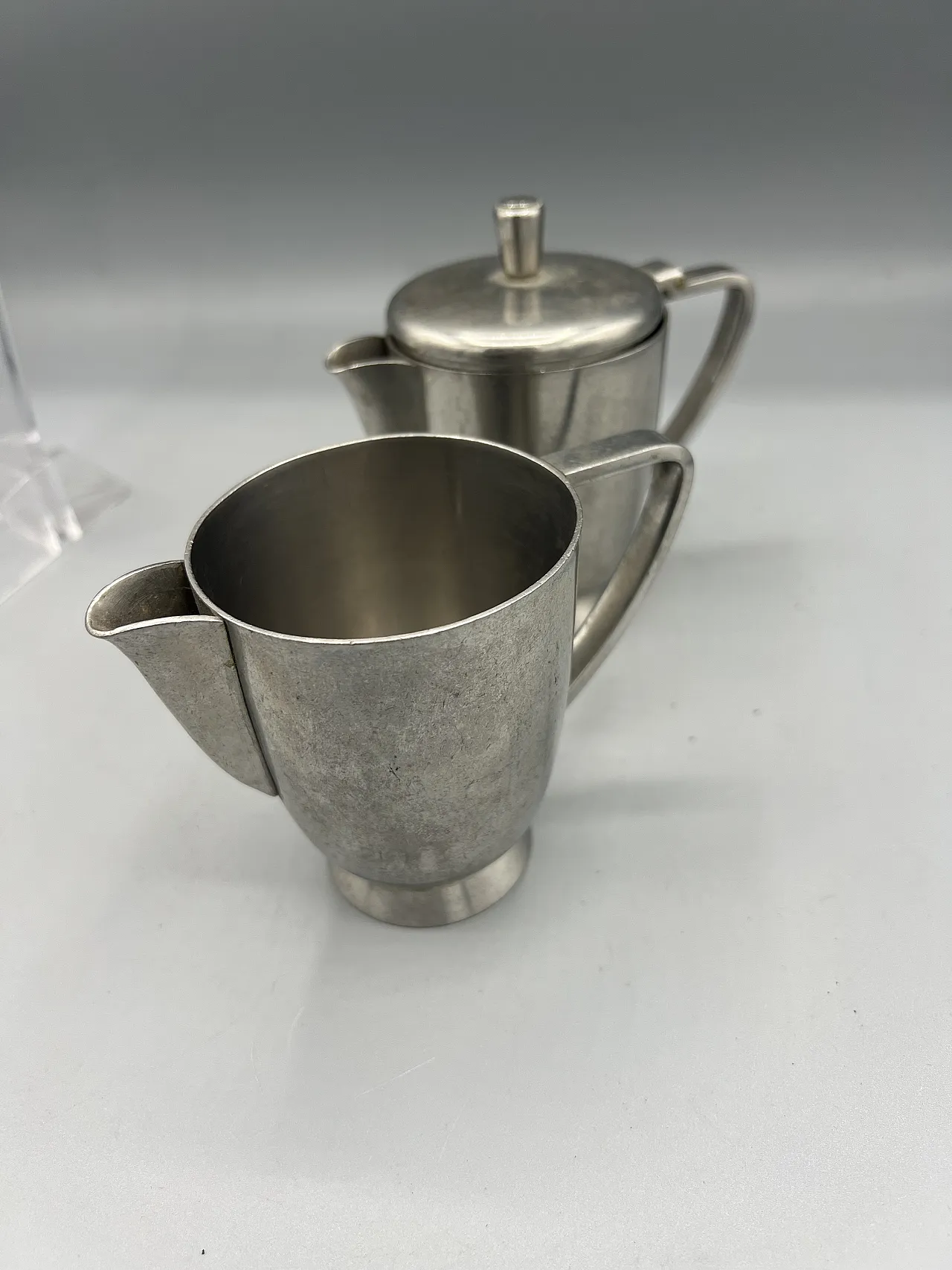 Coffee maker and milk jug by Giò Ponti for Fratelli Calderoni, 50s 7