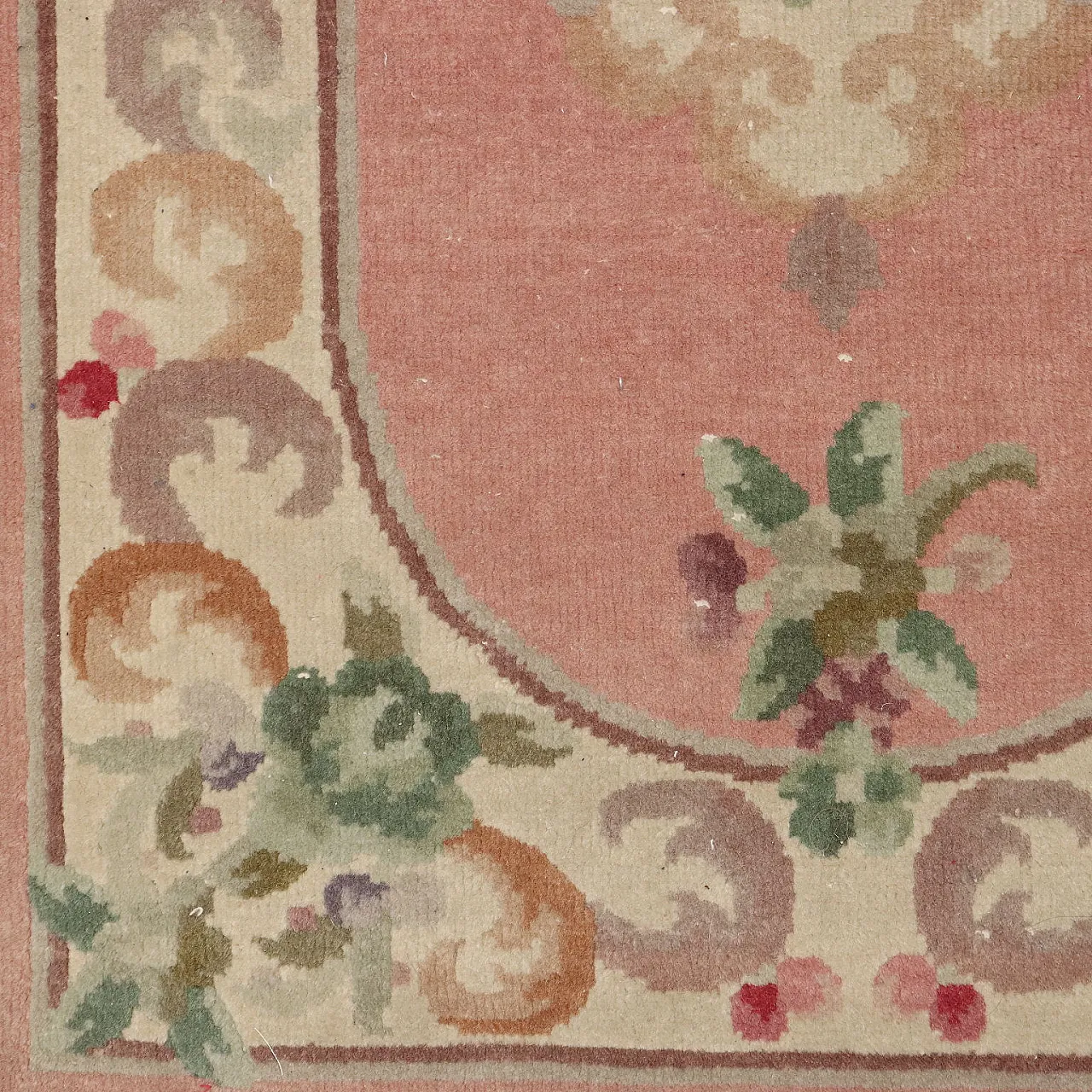 3 Tappeti Pechino, in cotone e lana, nodo grosso, fatti a mano, '900 4