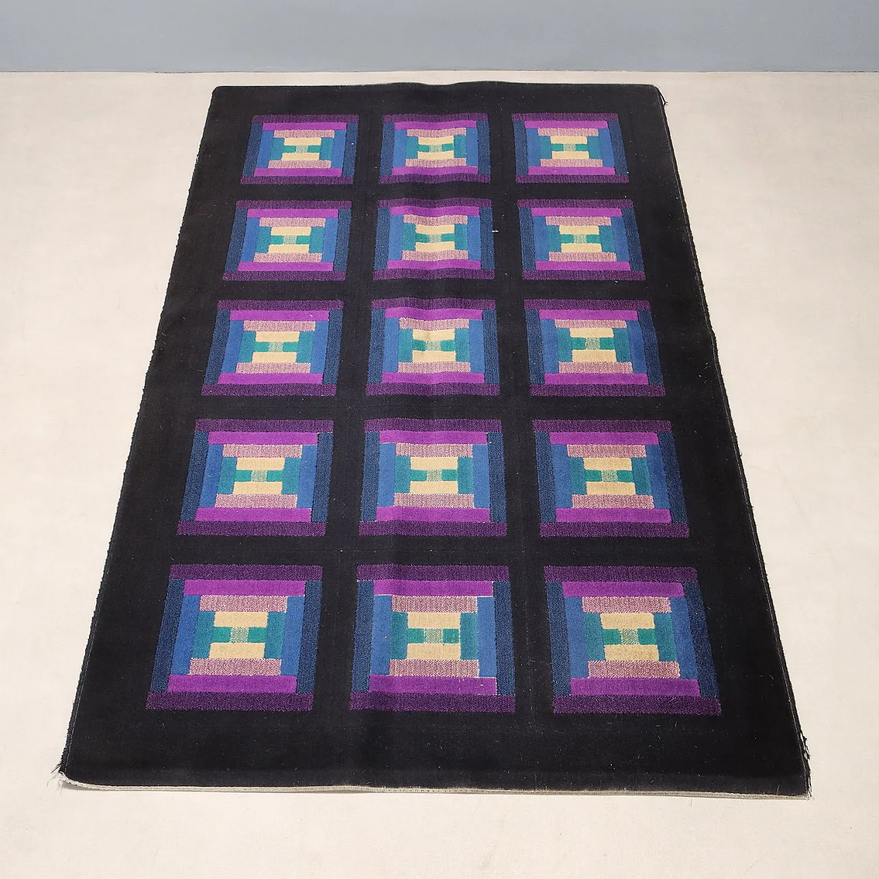 Tappeto di Missoni, in lana, nodo grosso, realizzato a macchina, '900 3