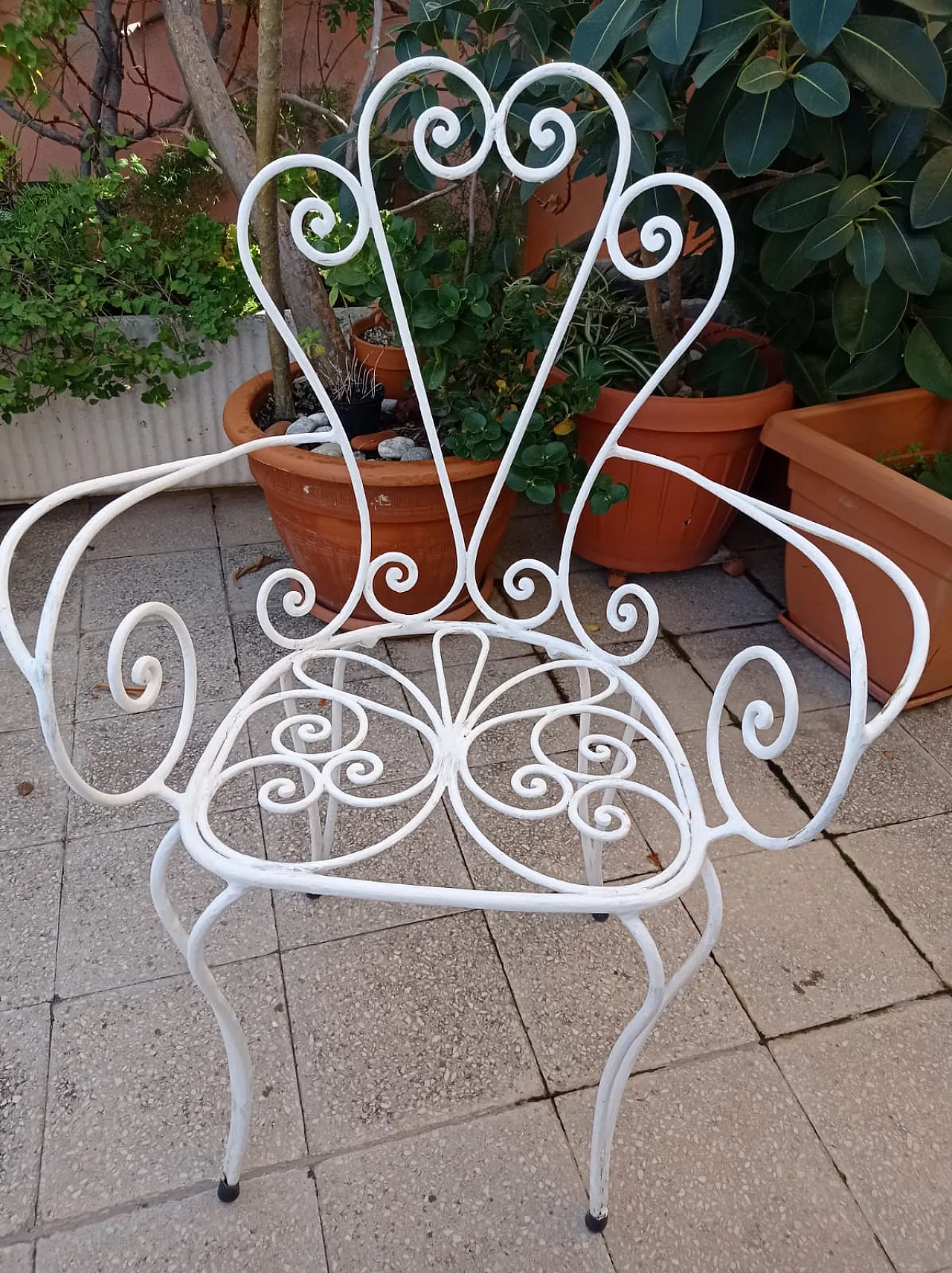 Mid-Century Italian wrought iron Garden Set, 1970s 3