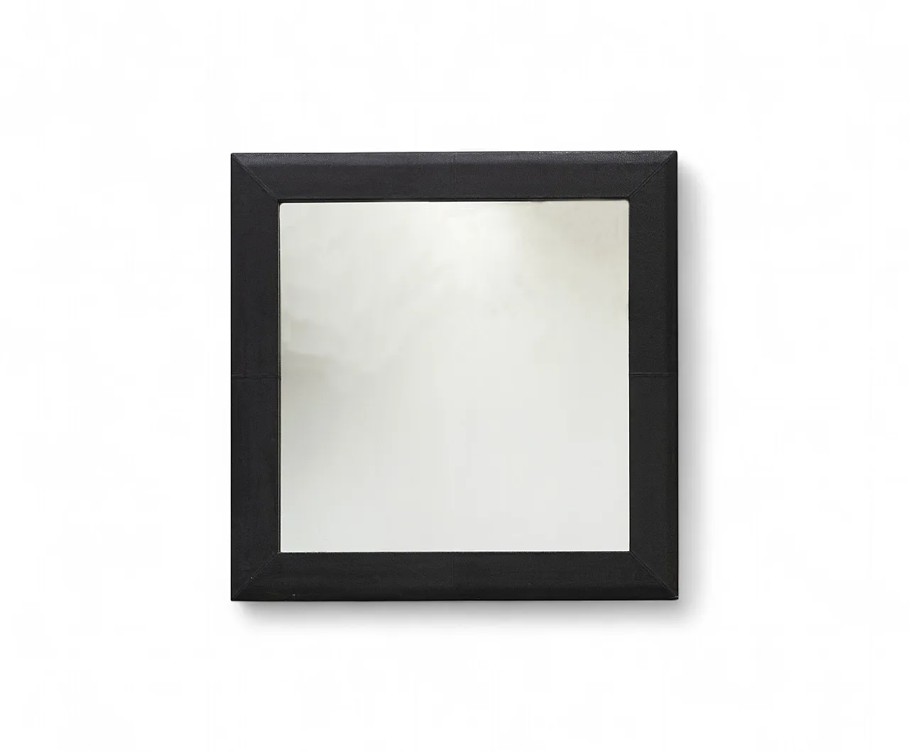 Specchio di lusso con cornice in legno e cuoio, '900 5