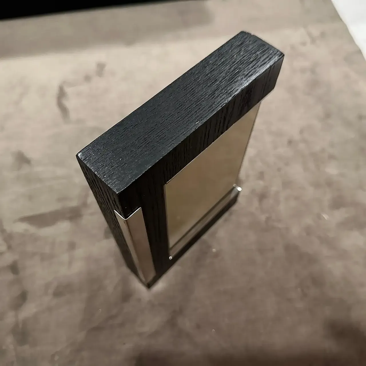 Sterling silver and ebonized wood frame by Silvan, 1980s 4