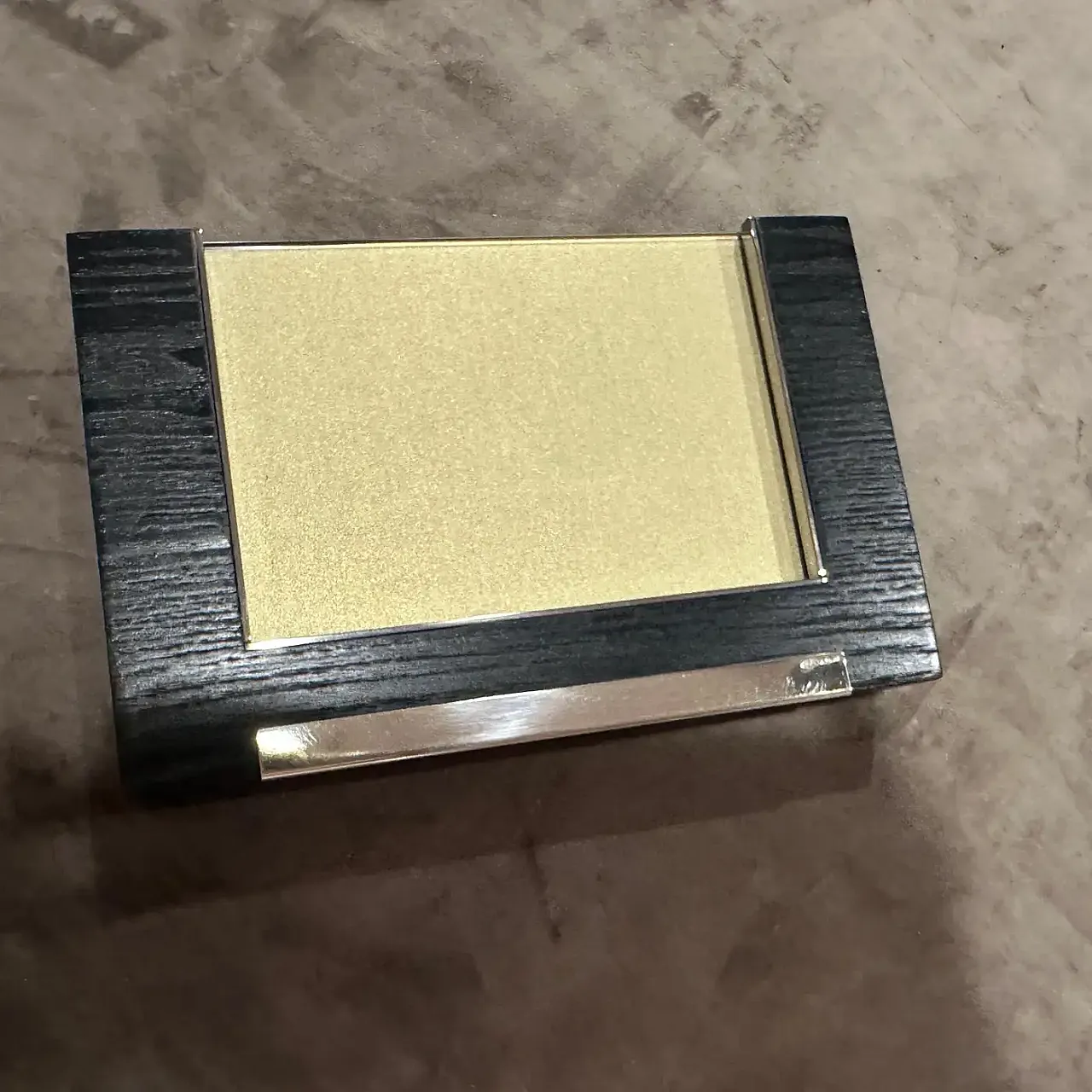 Sterling silver and ebonized wood frame by Silvan, 1980s 10