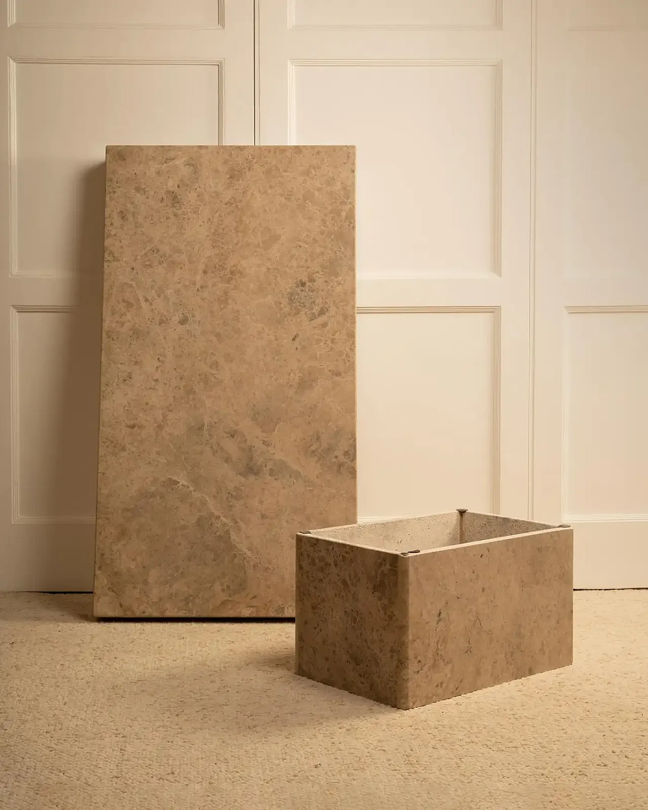 Tavolino da caffè in marmo, anni '70 2