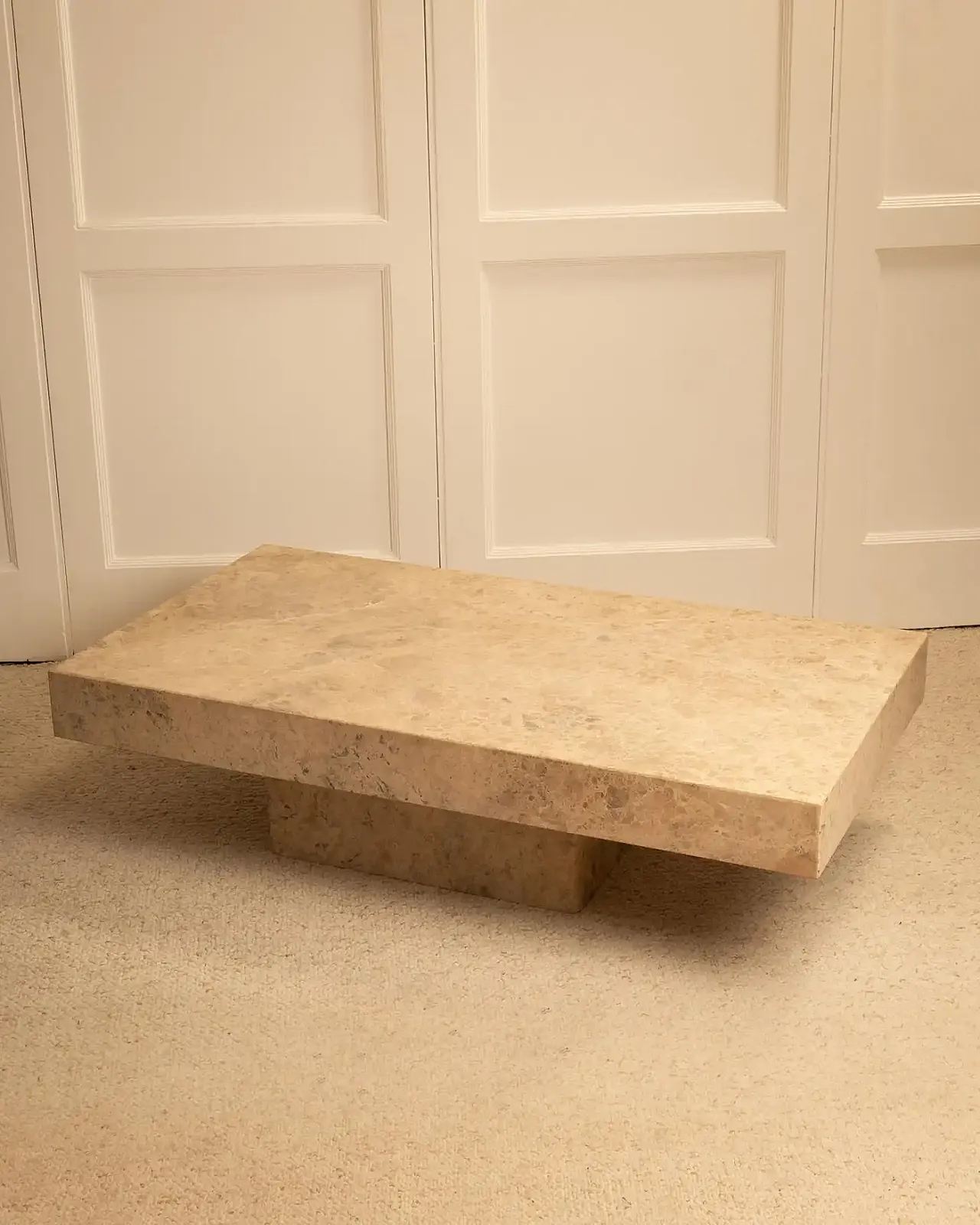 Tavolino da caffè in marmo, anni '70 5