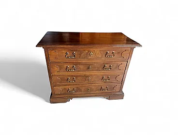 Cassettiera in noce massello, '600