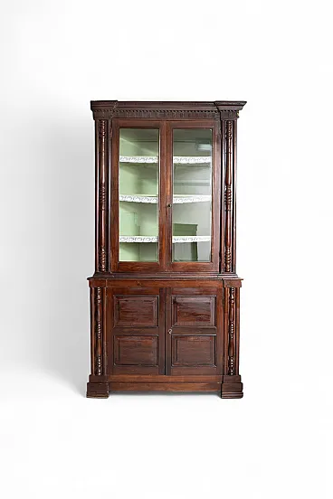 Angoliera Luigi Filippo Napoletana in massello di noce, primo '800