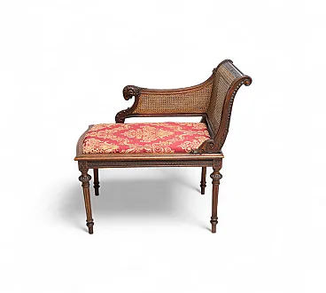 Panchetta Napoleone III in massello di noce, '800