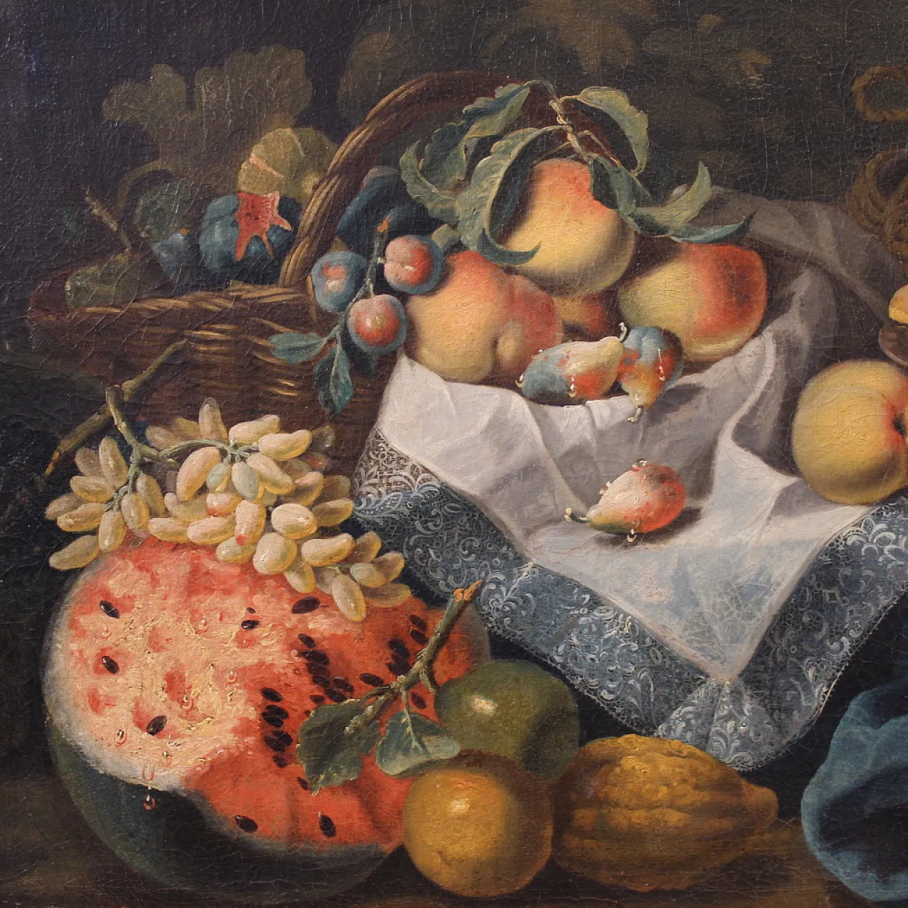 Quadro italiano natura morta con frutta, '600 2