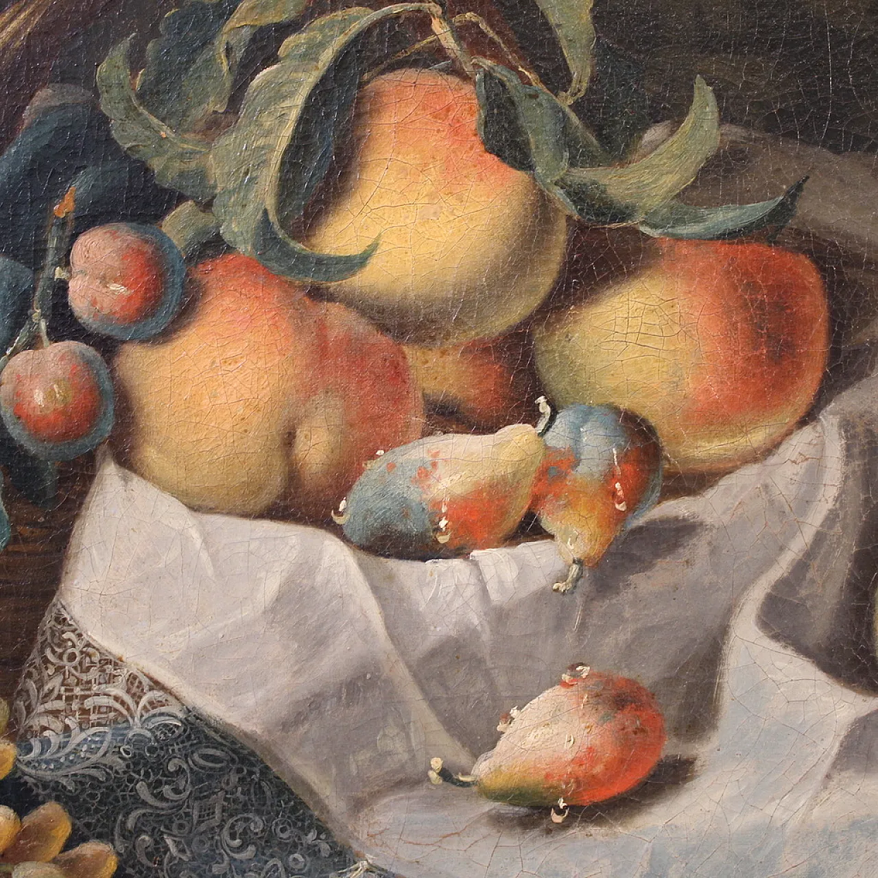 Quadro italiano natura morta con frutta, '600 5