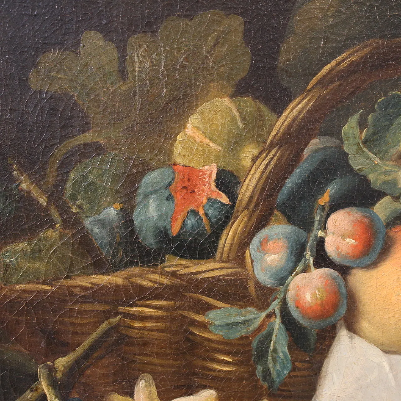 Quadro italiano natura morta con frutta, '600 12